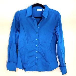 NY & Co Teal Blouse -- Size S